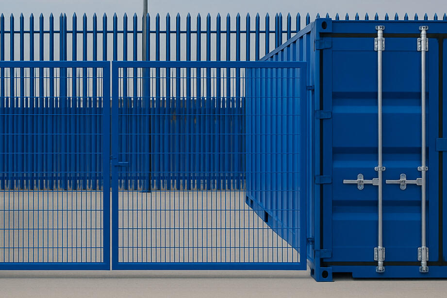 Micro Yard with 20ft Container and Secure Gated Yard in Linlithgow Micro Yard in Linlithgow featuring a 20ft shipping container and 320 sq ft gated yard, ideal for storing tools, building materials, vehicles, or business stock